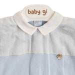 Babygrow azul c/ Peito