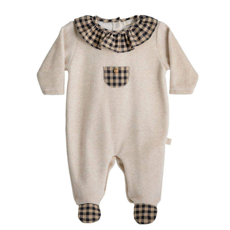 BABYGROW C/ FOLHOS CHECK