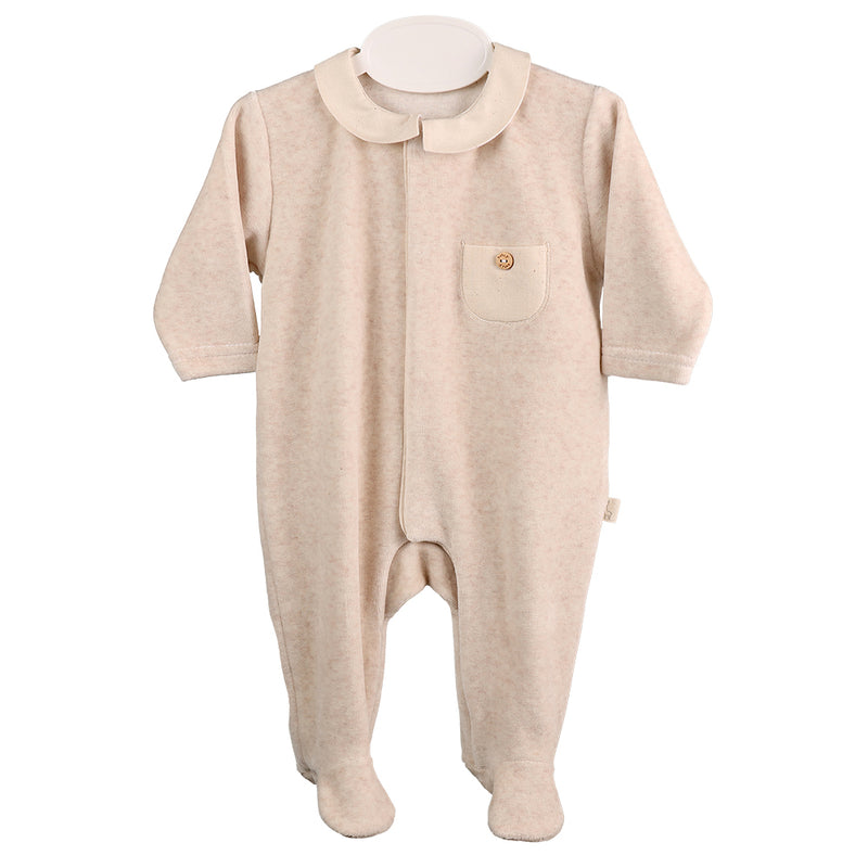 Babygrow camel com bolso