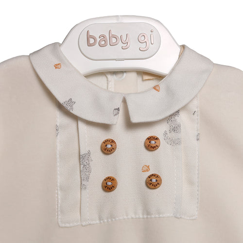 Babygrow com peito Fox