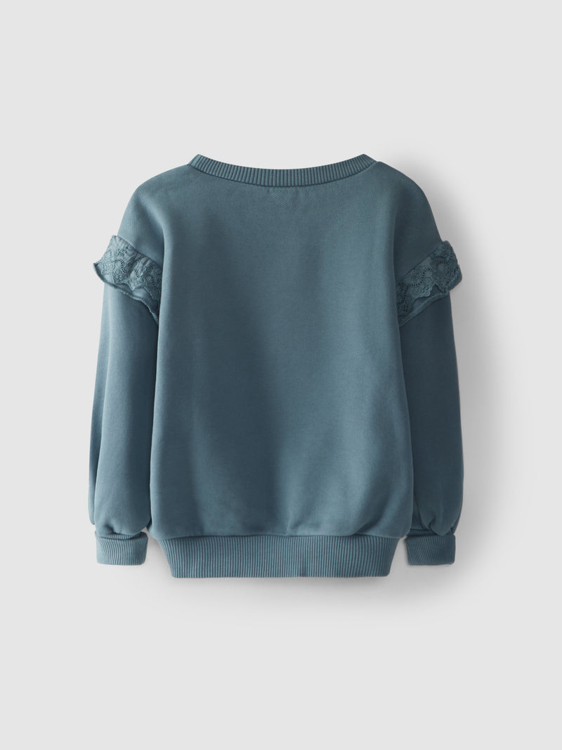 Sweatshirt com detalhe de bordado